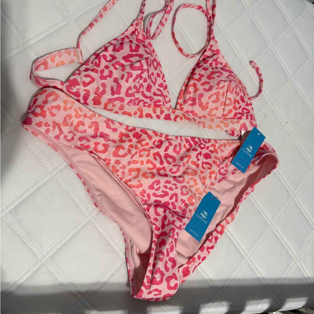 Pink Leopard Bikini